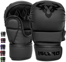 ISLERO MMA Gloves Boxing SPARRING Muay Thai kickboxing punch Bag UFC Training