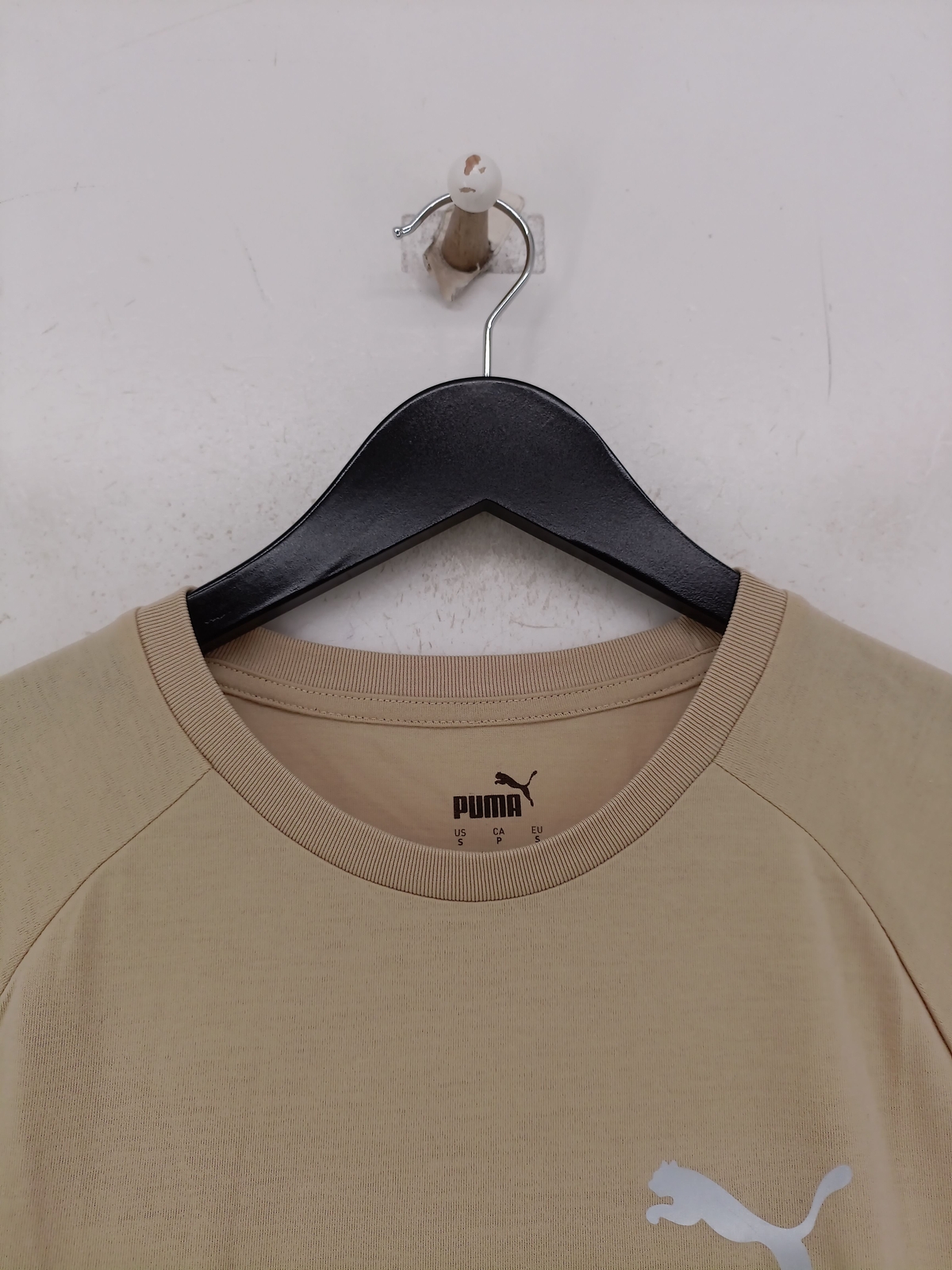 ALTRA Puma T Shirt Uomo S Crema Grafica 100% Altro Basic