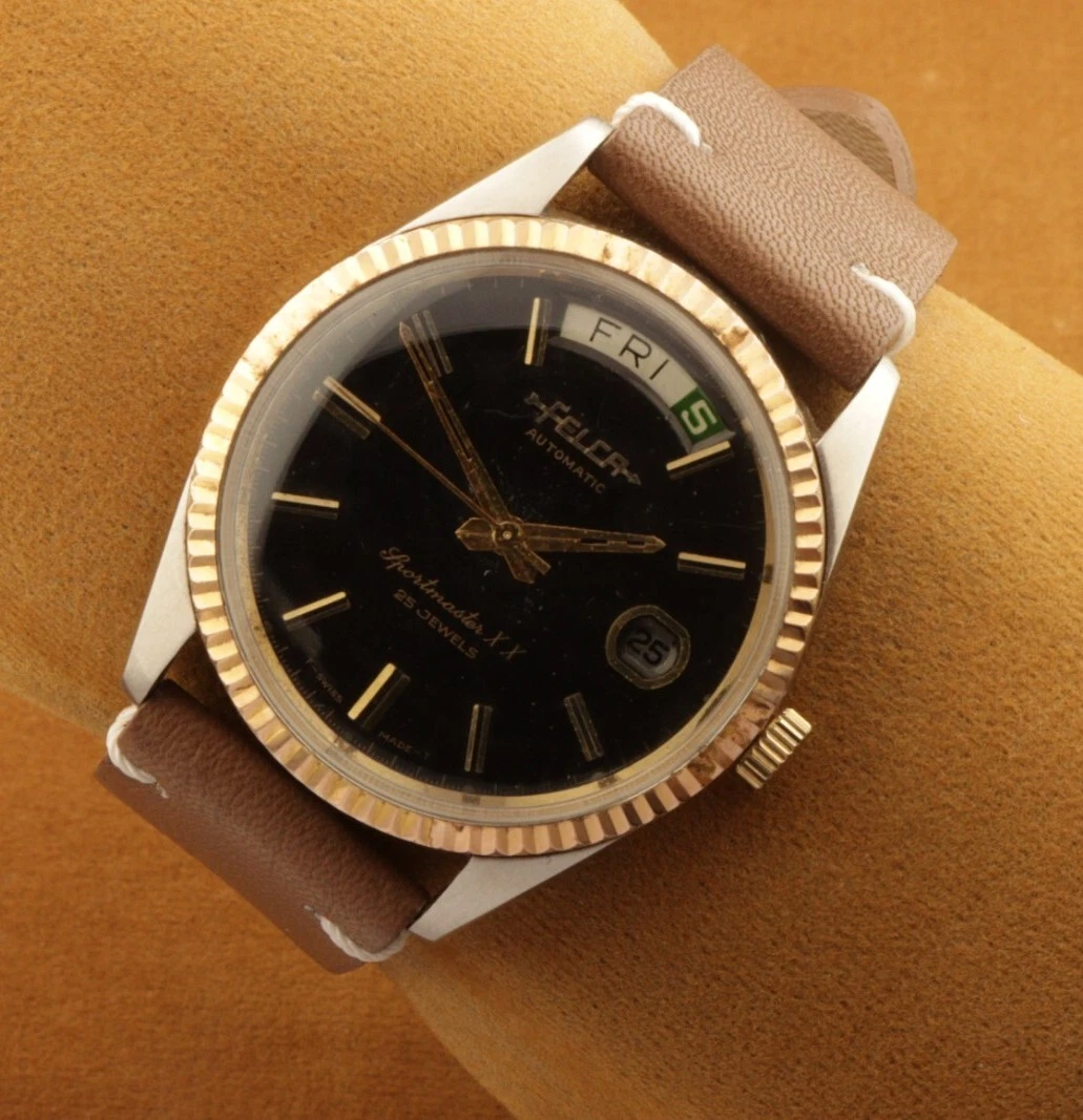 VINTAGE FELCA SPORTMASTER X XAUTOMATIC MEN SWISS WORKING