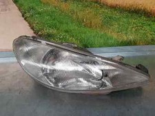 89002770 Right Headlight for Peugeot 206 Berlina XR 1998 3763564