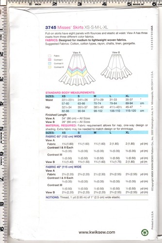 CHOICE: NEW Kwik Sew Kerstin Martensson Sewing Patterns: Misses' Skirts Jackets+ - Picture 17 of 39