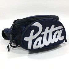 PATTA MINI RIPSTOP OVAL WAIST/CHEST BAG Navy/Black Adj. Strap 5 Pockets Keyring