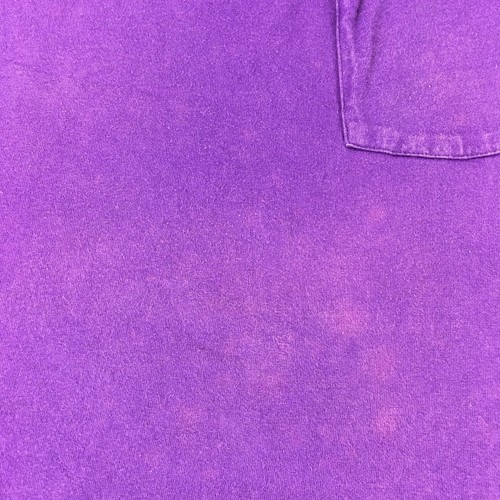 Trend Basics Mens Purple Crew Neck Single Stitch Short Sleeve T Shirt Large - Picture 5 of 7