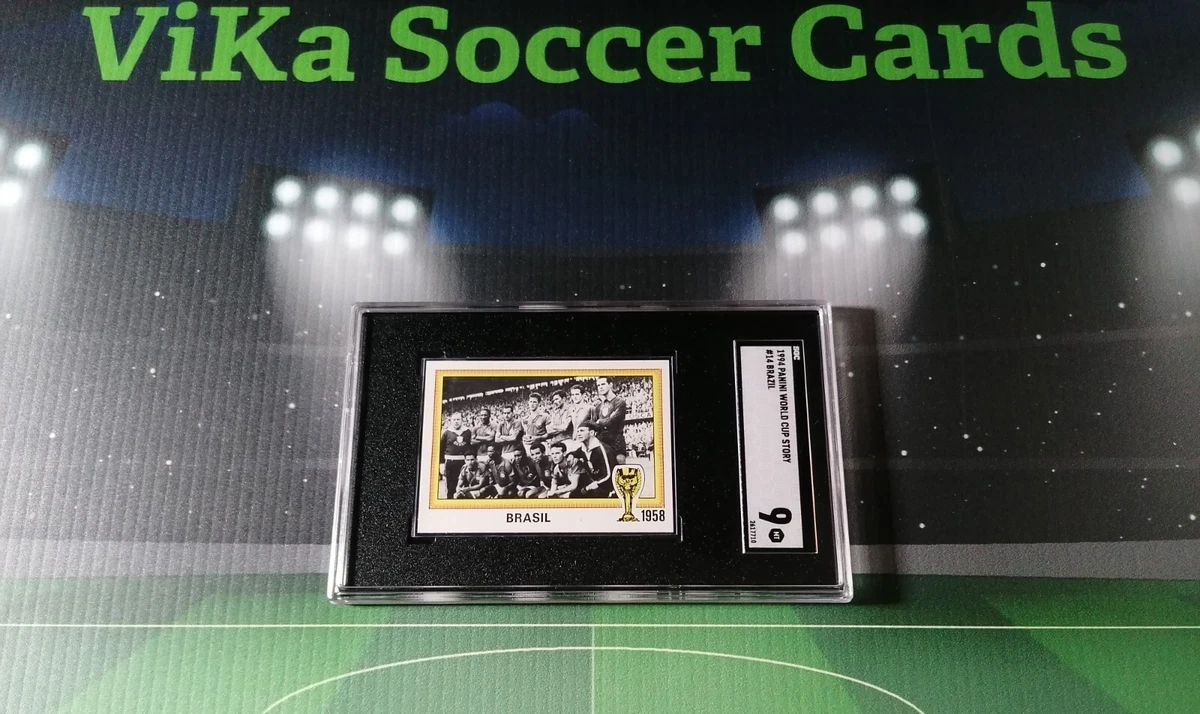 Panini world cup story 1958 / 1994 Pele / Brazil #14 SGC 9 | eBay