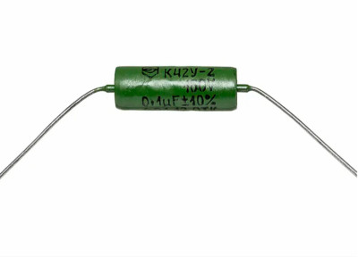 K42Y-2 0,1uF 160V PAPIER IN ÖL PIO GRÜN KONDENSATOR FÜR SINGLE COILS BASS TON...