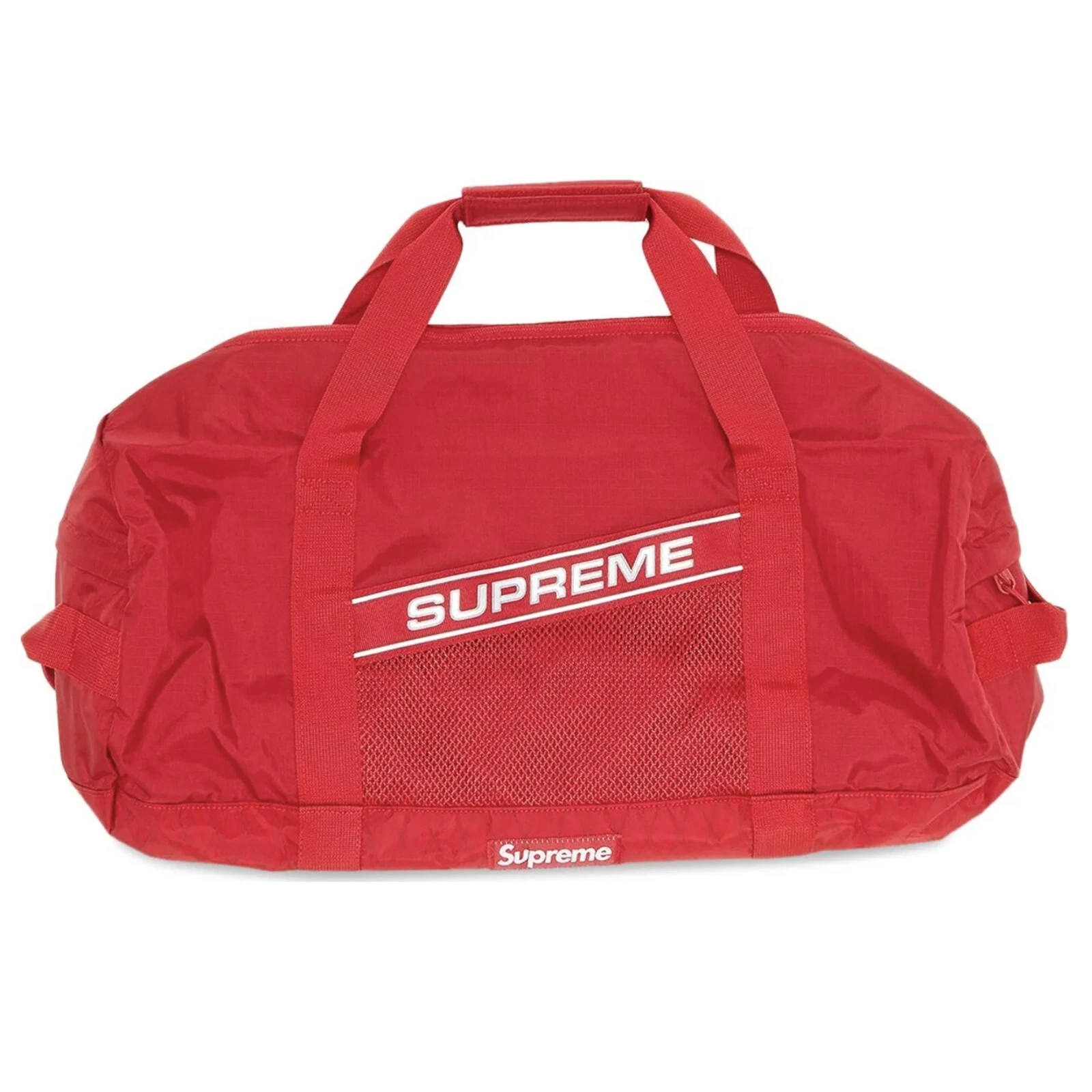 Sac de voyage Supreme FW23 logo 3D rouge