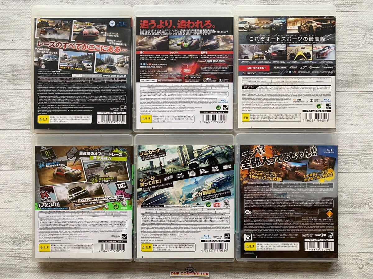SONY PS3 Race Driver: Grid 1 & 2 & Autosport & Dirt 2 3 SONY PS3 Race Driver: Grid 1 & 2 & Autosport & Dirt 2 3