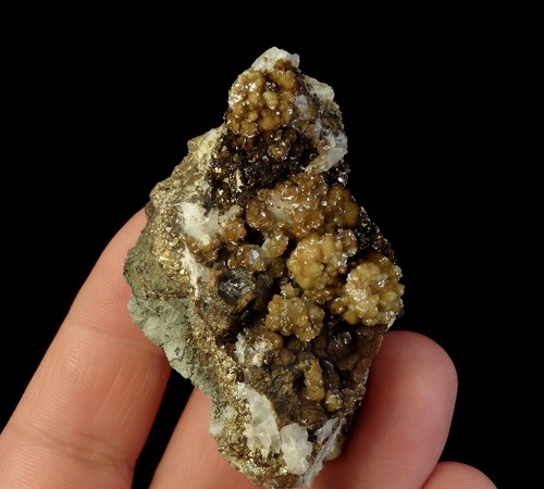 SIDERITE crystals on QUARTZ aesthetic cluster !!! ROMANIA Maramures HERJA /pc786 - Picture 12 of 12