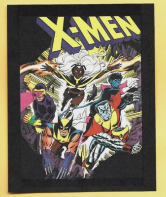 1980's Italian X-MEN Team Marvel Super Heroes Sticker Wolverine,Nightcrawler ++