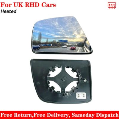 For Ford Transit Connect 2013-2019 Heated Wing Mirror Glass Right Driver Side