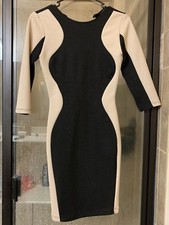 black bodycon dress small 