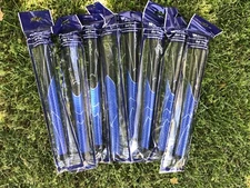 Set of 8 Winn Dri-Tac Midsize Golf Grip - Black/Blue