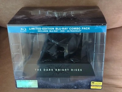 The Dark Knight Rises Limited Edition Bat Cowl Blu-ray Combo Batman Brand New NM
