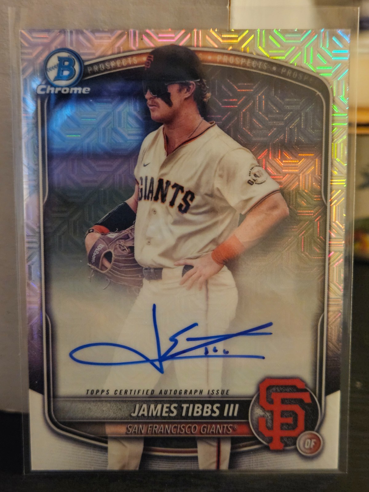 2025 Bowman - Chrome Prospect Mega Box Autographs James Tibbs III