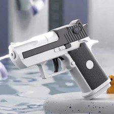 Mini Water Gun Toy Mechanical High Pressure Pistol for Kids Summer Outdoor Fun