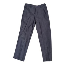 Chaps Boys Charcoal Gray Dress Pants Size 6 Regular Adjustable Waist