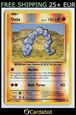 Onix - EVO #61/108 XY - Evolutions Reverse Holo NM