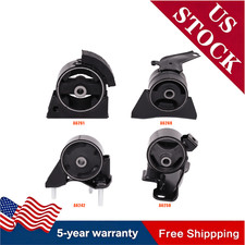 4pcs Motor Trans Mount Set Fits 1993-1997 Toyota Corolla 1.6l Engine Auto