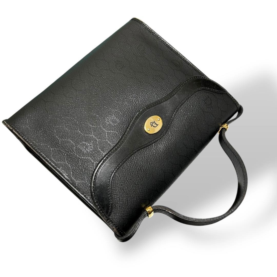 Christian Dior Mini Tote Handbag Black Vintage Women's From Japan Authentic thumbnail 18