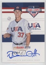 2017 Panini USA Baseball Stars & Stripes CNT Signatures /499 Glenn Otto Auto 7m3