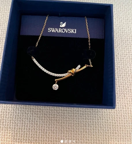 Swarovski Lifelong   White   Mixed Metal Finish Heart Necklace
