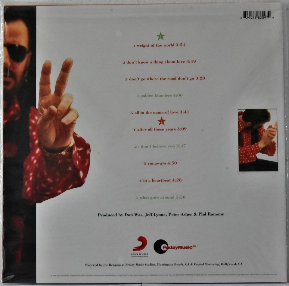 FRIDAY MUSIC STEREO FRM82097 USA 2016 RINGO STARR Time Takes Time 180g GREEN SS - Image 2 of 2