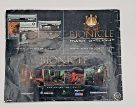 Lego Bionicle MAKUTA 8593 instruction manual book ONLY 2003