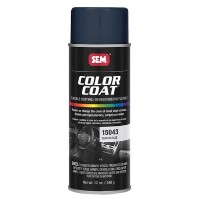 SEM Paint Carpet Plastic Vinyl Flat Shadow Blue Aerosol 12 oz. Ea 15043