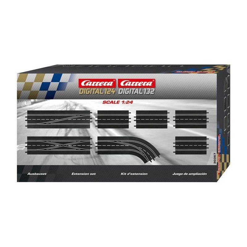 CARRERA Digital 132 pack d'extension de circuit de haute précision 1:32