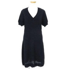 One-Piece Dress P41415 Blue Women's Size 38 Scratches and Stain Brand Fashion