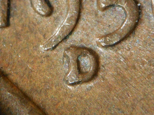 HIGH GRADE MINT ERROR 1956-D LINCOLN WHEAT CENT RPM#15  AU