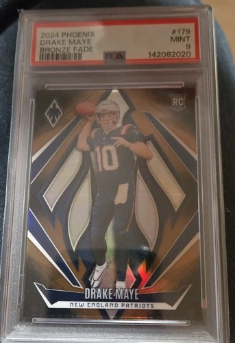 2024 Panini Phoenix - Rookies Drake Maye #179 Bronze Fade /125 (RC)