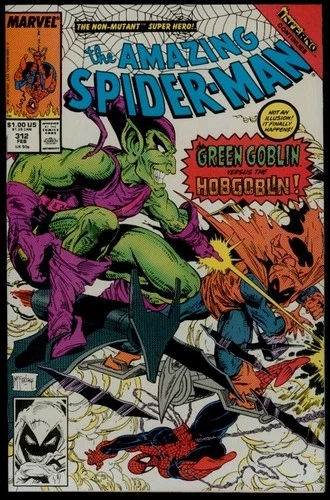 Marvel Comics The Amazing SPIDER-MAN #312 McFarlane Green Goblin NM 9.4