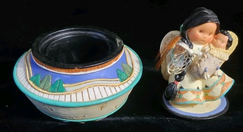 Caja de baratijas de joyería "Pequeños amigos de la pluma" 1997 de colección. - Imagen 3 de 12