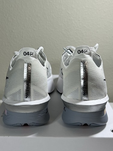Nike Zoomx Vaporfly Next%4 White Gridiron Obsidian Mist Mens Size 10 HF6414-100 - Picture 4 of 8