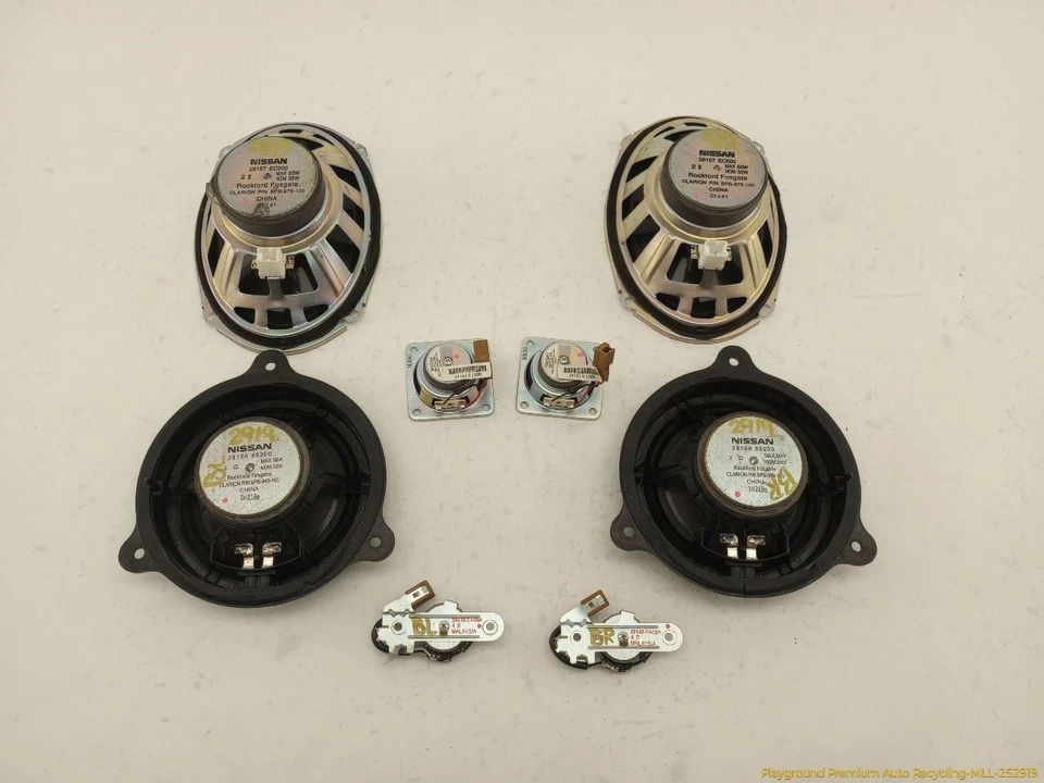 Juego de 8 altavoces de audio estéreo de radio Nissan Xterra para 2005-2015 05 06 07 08 09 Foto 2 de 4