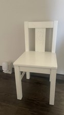 ikea Kinderstuhl KRITTER Holz-Stuhl fürs Kinderzimmer in weiß - Sitzhöhe 30cm