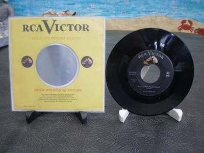 1 x  US GSS Single 1958 Elvis Presley Baby Lets Play House RCA 447 - 0604