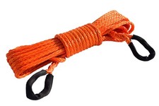 3/8" * 50ft Winch Rope Extension, 10mm ATV Winch Cable, Synthetic Towing Rope...