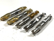 3/8" 2 flute Addison end mills double end, center cutting 5 pc set