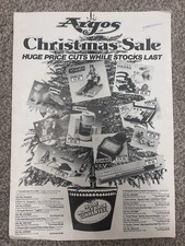 Argos Christmas Sale Catalogue 1986/87 Vintage Toys Jewellery Electronics Rare