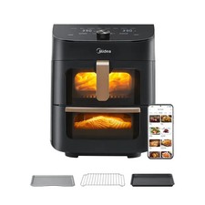 Midea Dual Zone Air Fryer Oven 11L Digital Touch Countertop Healthy Cook Kitchen