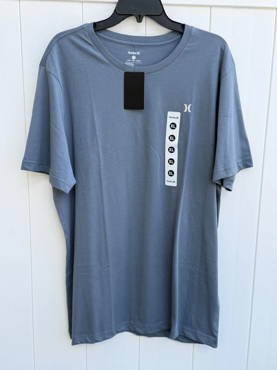 T-shirt Hurley Homme – Bleu, XL, Imprimé Graphique, Manches Courtes (occasion Très Bon état)