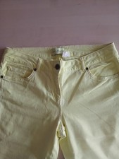 Damenhose Gr.40 Amy Vermont Zitronengelb 98% ...