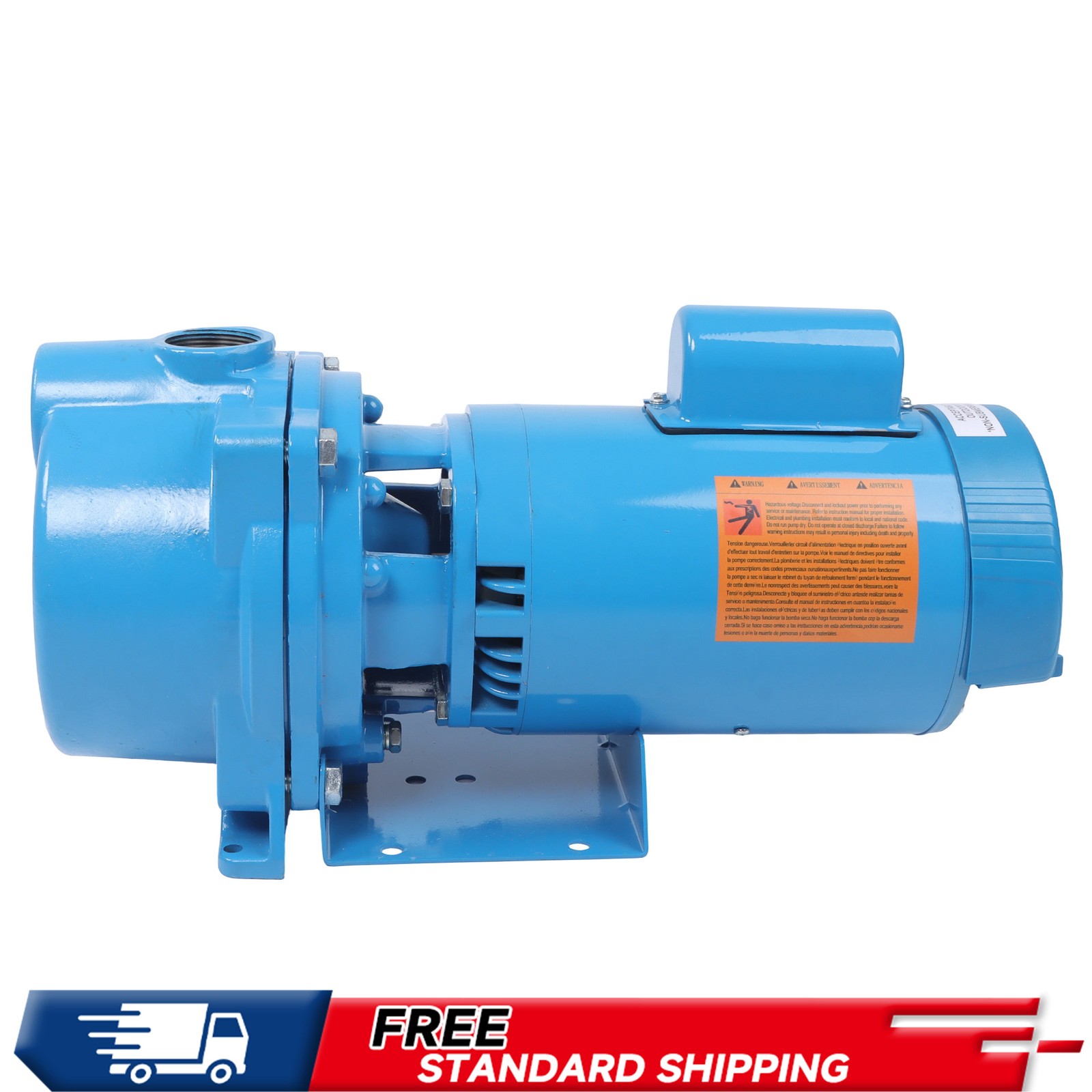 GT15 115/230V 1 Phase 1.5 HP Water Well Irrigation Sprinkler Pump 3450 RPM