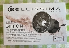 Bellissima Italia Diffon Hair Dryer Diffuser for Curly Hair Rose Gold G5604 NEW