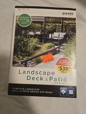 Punch! Software Landscape Deck & Patio Design Software NEW