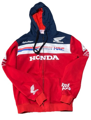 #ad Honda Full Zip Hoodie Troy Lee Designs HRC Size Large $75.00