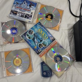 SEGA Sports Edition Dreamcast Console Lot + 2 Controllers VMU Rayman Sonic Taxi