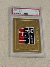 1991-92 Hoops USA Basketball Team Gold Card PSA 9 MINT Low Pop RARE!